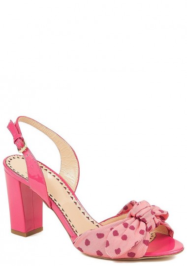 Итальянские женские босоножки Moschino 16508 розовый