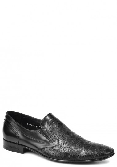 Итальянские мужские туфли Mario Bruni 54906 черный кожа