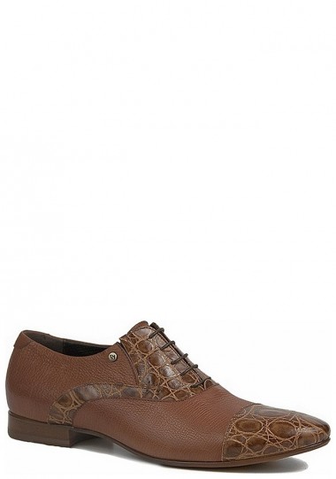 Итальянские мужские туфли GiamPieroNicola 13924 коричневый