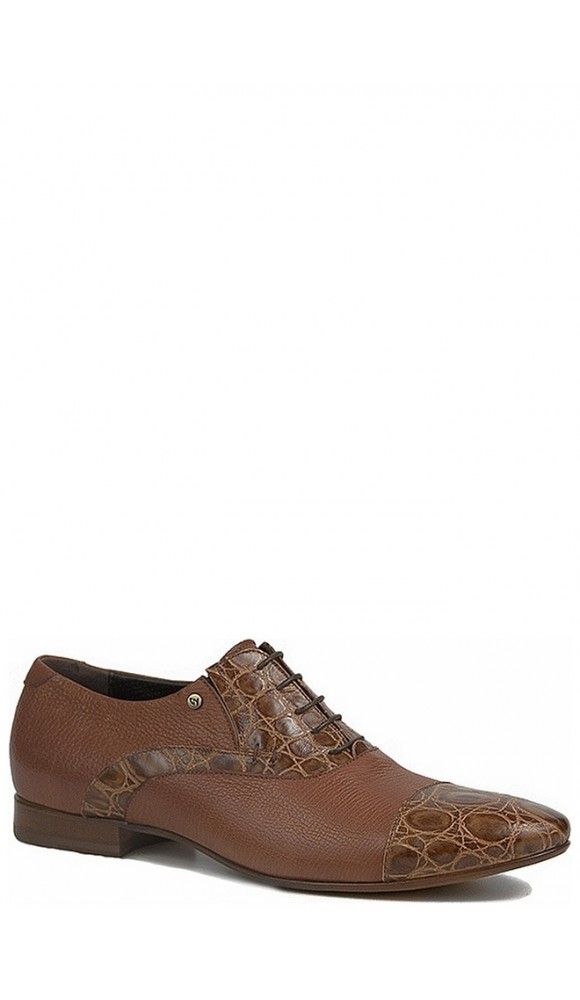 Итальянские туфли GiamPieroNicola 13924 коричневый