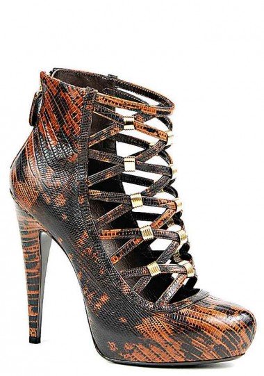Итальянские женские туфли Roberto Cavalli 409PZ119 коричневый
