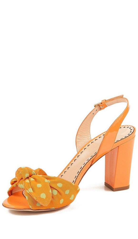 босоножки Moschino 16508 оранжевый