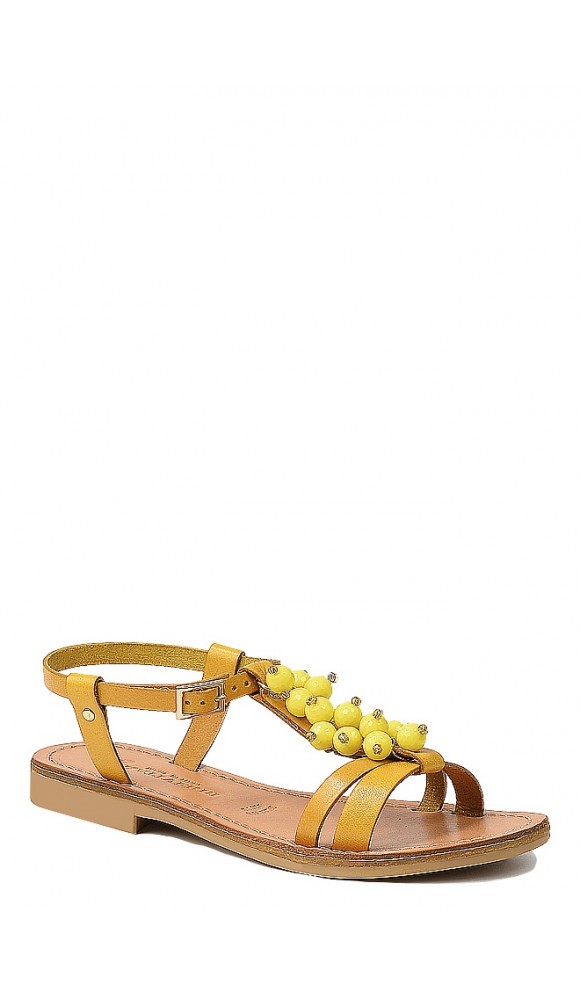 Итальянские сандалии Prativerdi 763728 желтый