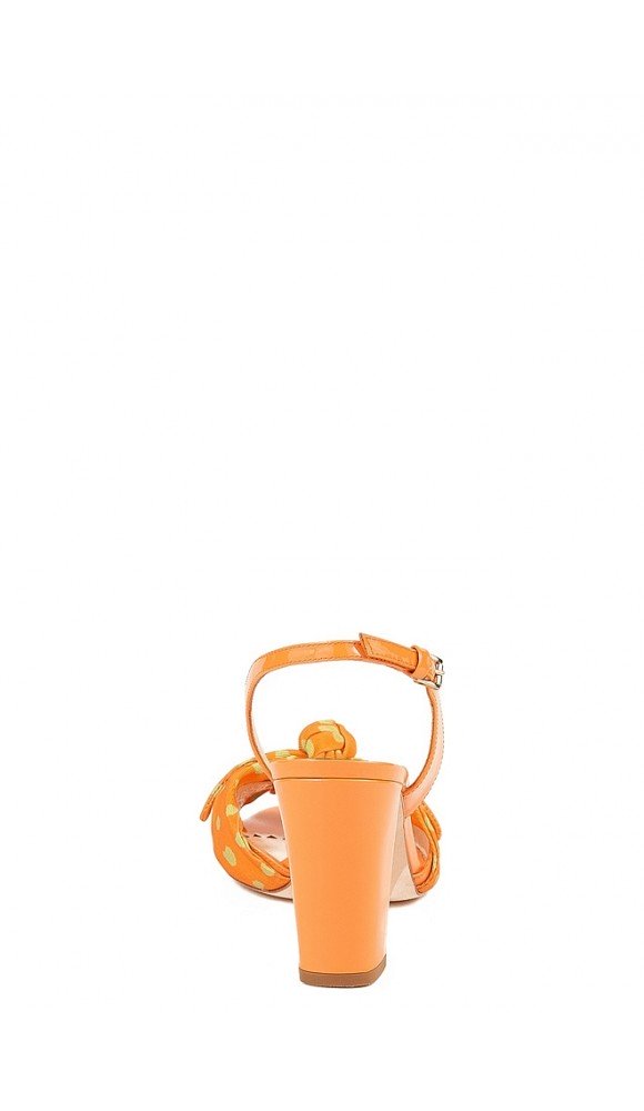 женские босоножки Moschino 16508 оранжевый
